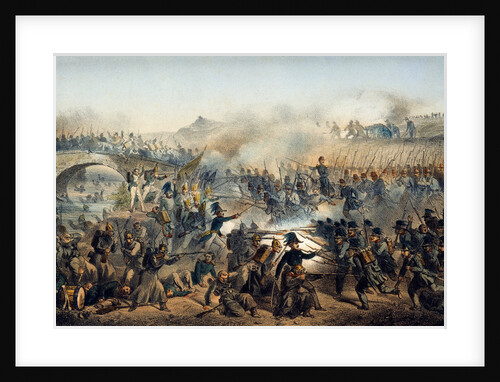 The Battle of the Chernaya River on August 16, 1855, 19th century by Paul Levert