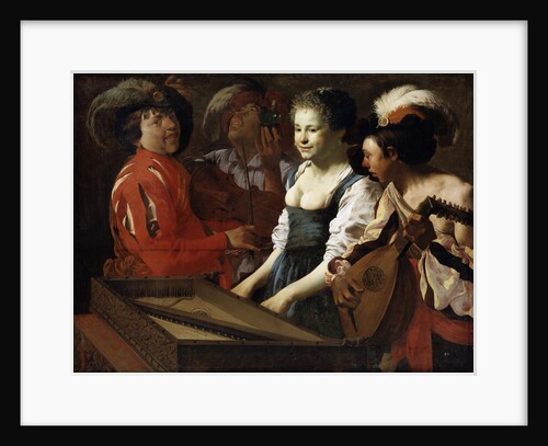 Concert, 1626. by Hendrick ter Brugghen