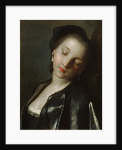 Sleeping Young Woman, mid 18th century by Pietro Rotari