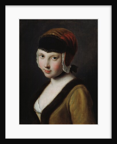 A Girl with a Black Mask, mid 18th century by Pietro Rotari