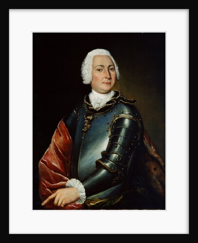 Portrait of Count Ernst Christoph von Manteuffel, 18th century by Lucas Conrad Pfandzelt
