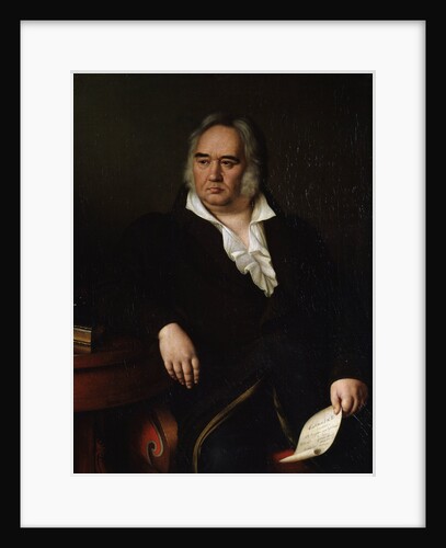 Portrait of the Poet Ivan A Krylov, 1832 by Johann Leberecht Eggink