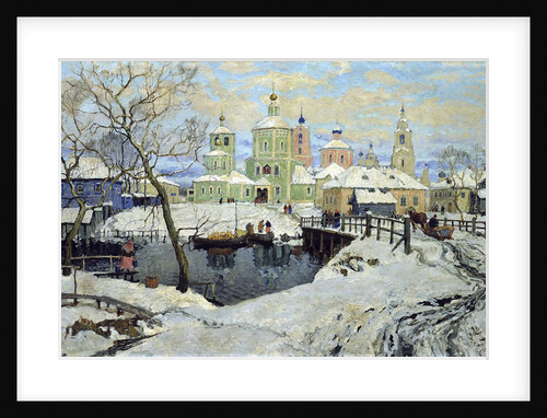 Small Village Torzhok, 1917. by Konstantin Ivanovich Gorbatov