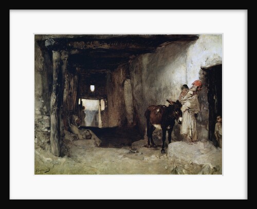 A House in the Sahara, 1880s. by Gustave Guillaumet