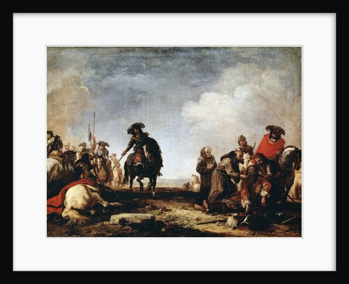 After a Battle, 17th century. by Jacques Courtois