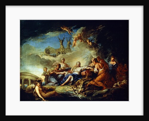 Dianas Rest on the Hunt, 17th century. by Carle van Loo