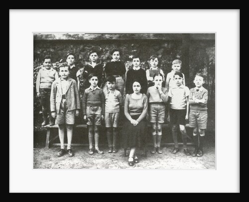Georgy Efron among his schoolfellows, 1930s by Anonymous