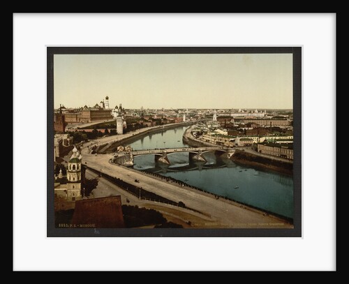 View of Zamoskvorechye (Panoramic view of Moscow), 1890s by Anonymous