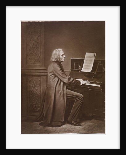 Portrait of the Composer Franz Liszt, 1880s by Anonymous