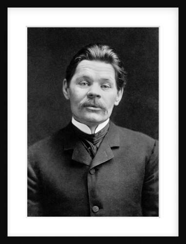 Portrait of the Author Maxim Gorky, c. 1906 by Anonymous