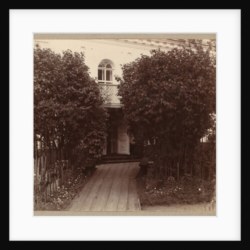 Sretensky Monastery in Kashin. Entrance into the house where Grand Duchess Elizabeth Feodorovna lived in 1909, 1910s by Anonymous