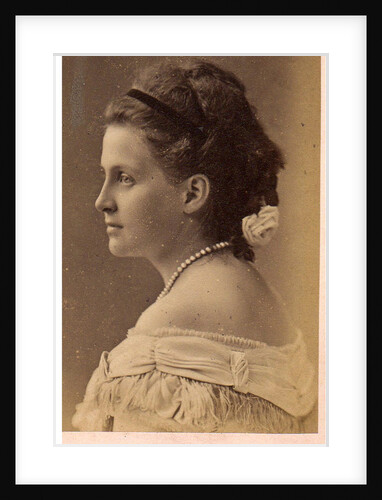 Portrait of Grand Duchess Olga Constantinovna of Russia, 1870s by Anonymous