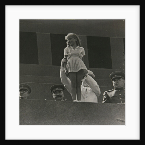 May Day on Lenins Mausoleum Tribune, 1953 by Anonymous