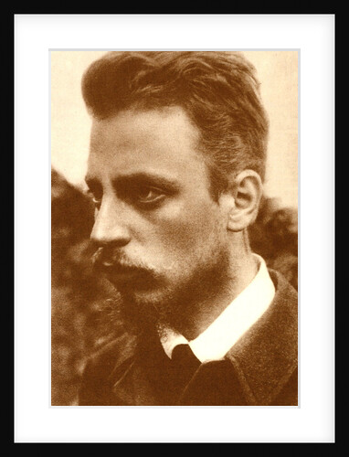 Portrait of the poet Rainer Maria Rilke , 1900 by Anonymous
