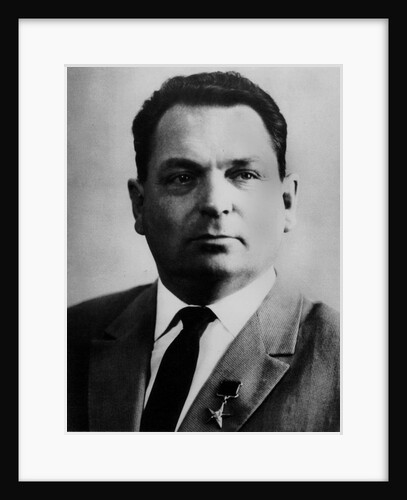 Portrait of the rocketry pioneer Vasily Pavlovich Mishin , 1970s by Anonymous