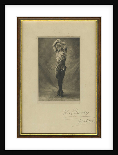 Vaslav Nijinsky in the Ballet Le Spectre de la Rose, 1911 by Anonymous