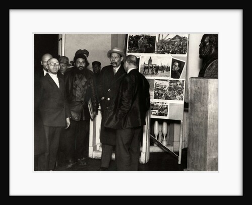 Maxim Gorky at an Exhibition in Moscow, 1929 by Anonymous