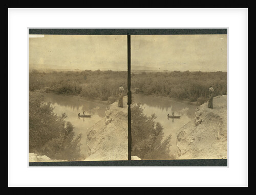 The Jordan River from the heights of Moab  (Stereograph), 1911 by Anonymous