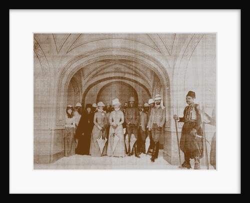Grand Duke Sergei Alexandrovich and Grand Duchess Elizabeth Fyodorovna at the Russian Church Consecration in Gethsemane by Anonymous