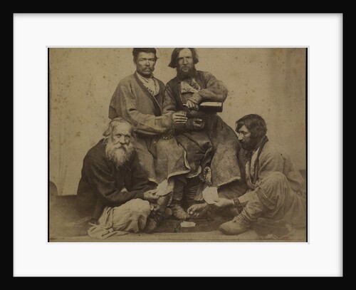 A group of drunk men in Siberia, 1860s-1870s by Anonymous