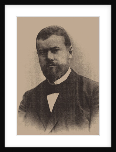 Portrait of Max Weber (1864?1920), 1894 by Anonymous