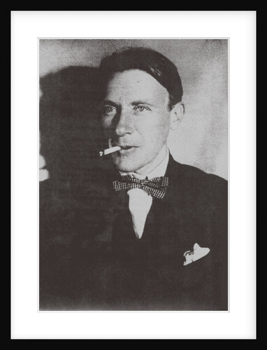 Portrait of the author Mikhail Bulgakov, 1920 by Anonymous