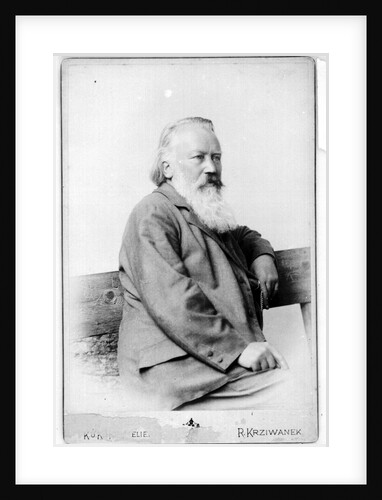 Portrait of Johannes Brahms by Anonymous