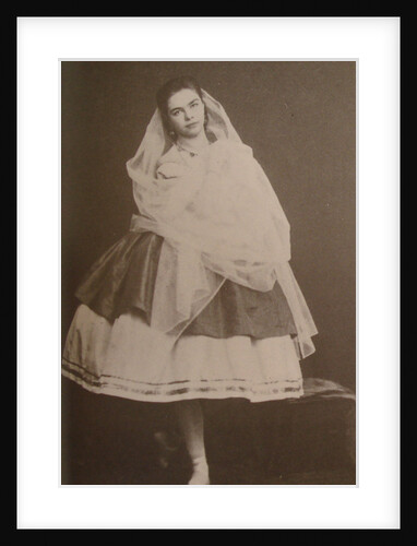 Ballerina Catherine Gavrilovna Chislova, ca 1865 by Anonymous