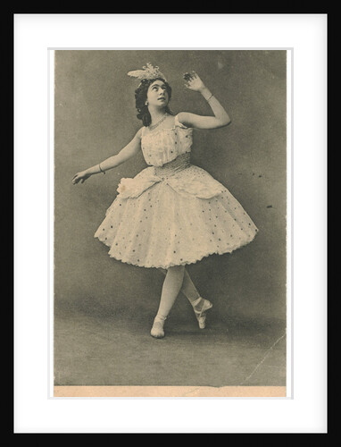 Ballet dancer Vera Karalli in the Ballet Swan Lake, c. 1910 by Anonymous