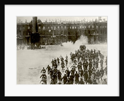 Storming the Winter Palace on 25th October, 1917 by Anonymous