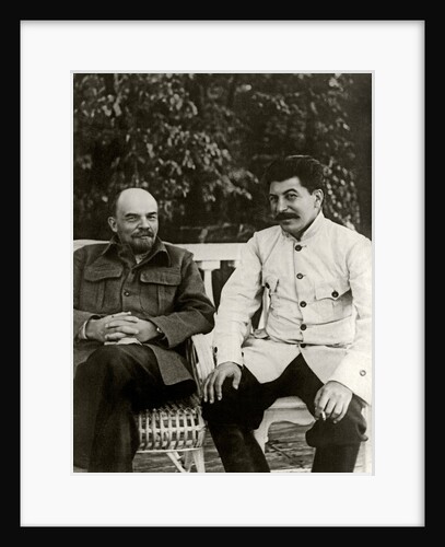 Stalin and Lenin. August 1922, 1922 by Anonymous