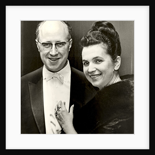 Mstislav Rostropovich and Galina Vishnevskaya, 1960s by Anonymous