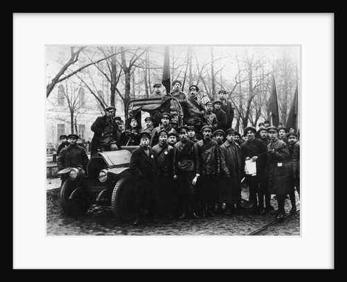 A Group of Red Army Men. Petrograd, 1917 by Anonymous