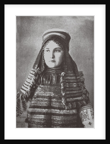 Ryazan Province womans festive dress, 1900s-1910s by Anonymous