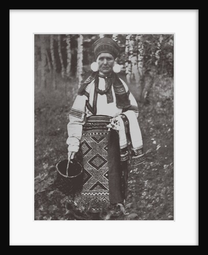 Ryazan Province womans festive dress, 1900s-1910s by Anonymous