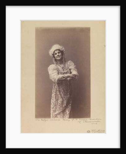 Portrait of the Prima ballerina Mathilde Kschessinska, 1912 by Anonymous