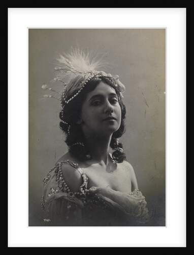 Russian ballerina Tamara Karsavina, 1912 by Anonymous