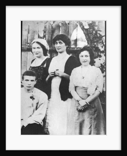 Anna Akhmatova and Maria Kuzmina-Karavayeva (left), 1912 by Anonymous