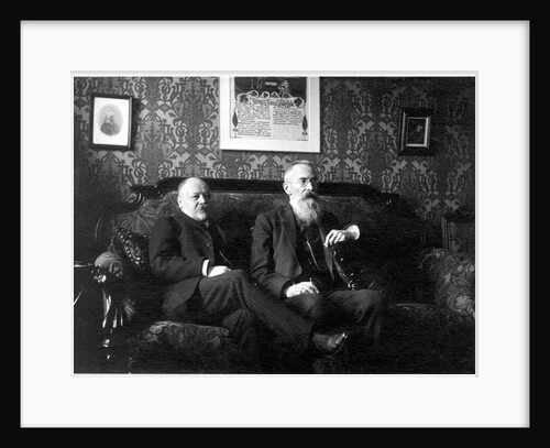Composers Nikolai Rimsky-Korsakov and Anatoly Lyadov, c. 1903-1906 by Anonymous