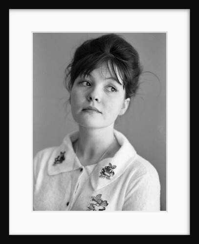 The poet Bella Akhmadulina, 1960s by Anonymous