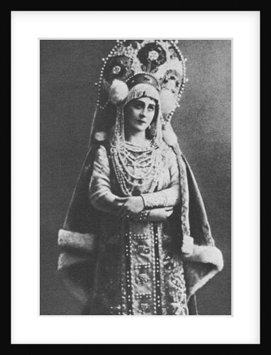Antonina Nezhdanova as the Princess, 1917 by Anonymous