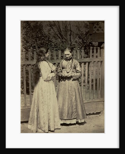 Don cossacks traditional feast costume, 1876 by Anonymous