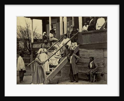 Cossacks family in a feast day, 1876 by Anonymous