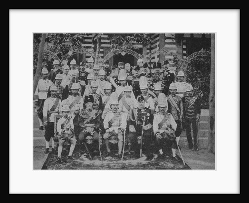 Crown prince Nicholas Alexandrovich of Russia visiting Siam, 1891 by Anonymous