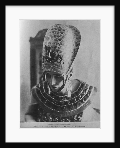 Ida Rubinstein as Cleopatra in the ballet Antoine et Cléopâtre by Florent Schmitt, c. 1920 by Anonymous