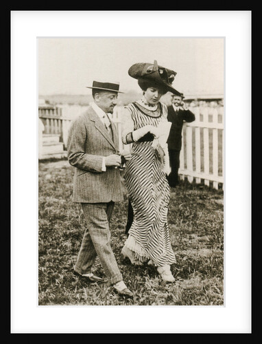 Ida Rubinstein and Gabriele D?Annunzio, c. 1911 by Anonymous