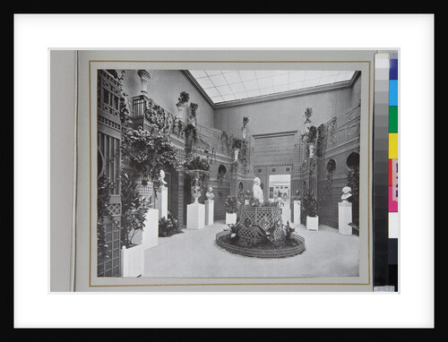 Hall of sculptures on the Dyaghilevs Exposition de lArt russe at the Salon dAutomne in Paris in 1906 by Anonymous