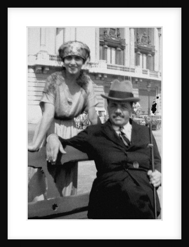 Sergei Diaghilev and Olga Khokhlova, 1928 by Anonymous