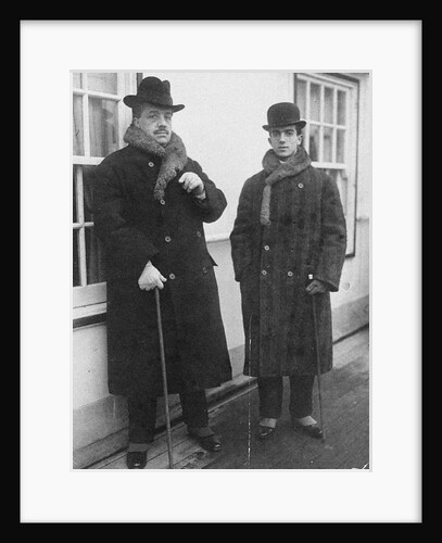 Serge Diaghilev and Léonide Massine, c. 1925 by Anonymous