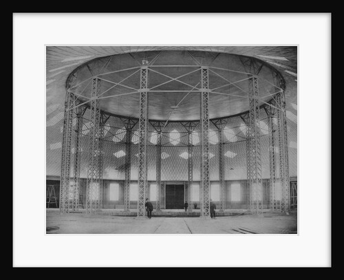 The World First Membrane roof and steel gridshell in the Rotunda by Vladimir Shukhov, Nizhny Novgorod, 1896 by Anonymous
